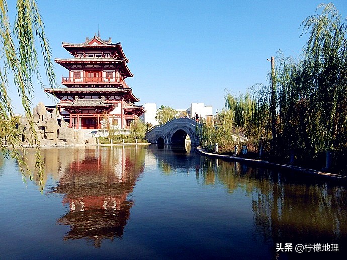 西安有什么漂亮的公园,西安市高陵区水景公园