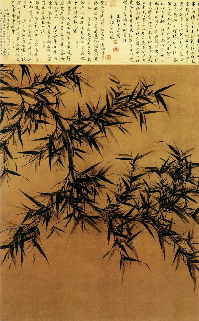 画竹子最好的是郑板桥吗,郑板桥十大竹子画