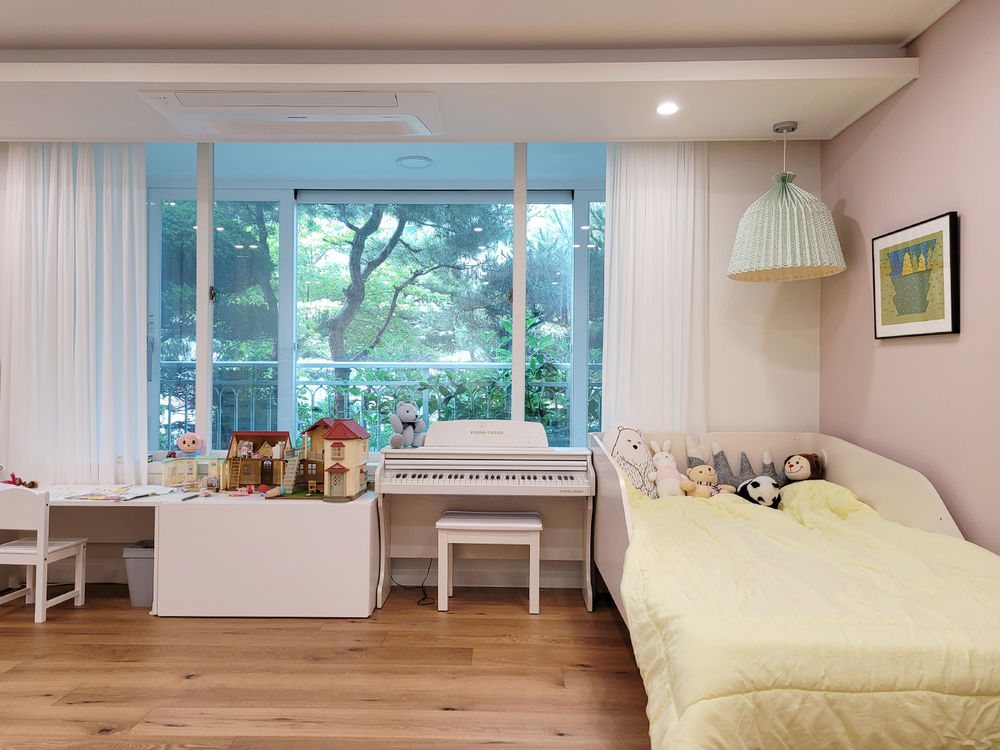 两居室这样装修清爽干净无负担,两套房子打通后装修效果