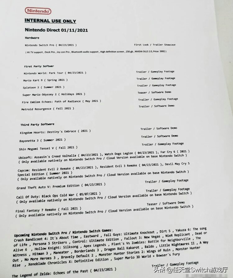 任天堂switch最新宝可梦,任天堂发言人回应switch2延期发布