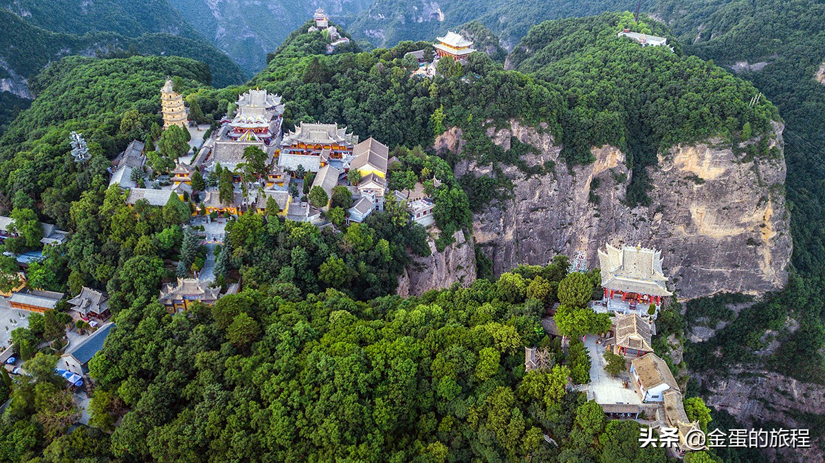 中国道教十大名山崆峒山景点图片,游览崆峒山道观走哪条路线