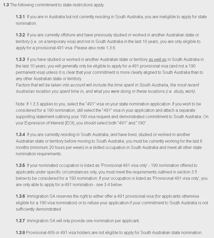 获得491签证的条件,491签证花费