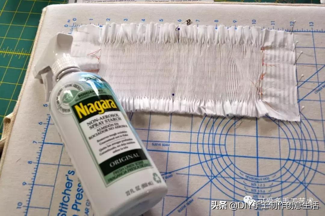 缩褶绣编织视频教程,棒针褶皱效果