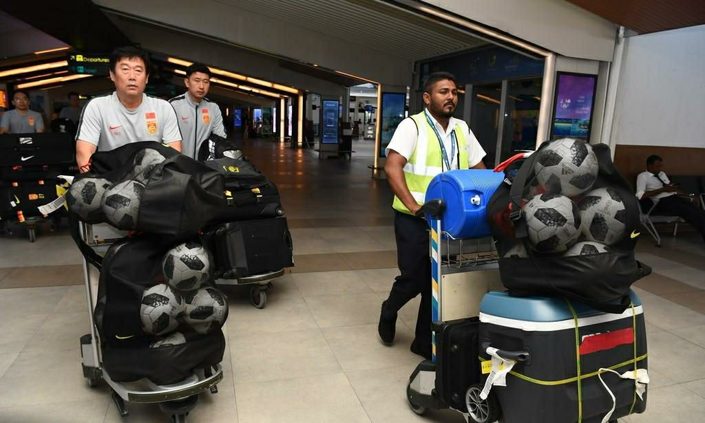 国足顺利抵达马尔代夫,国足对战马尔代夫备战