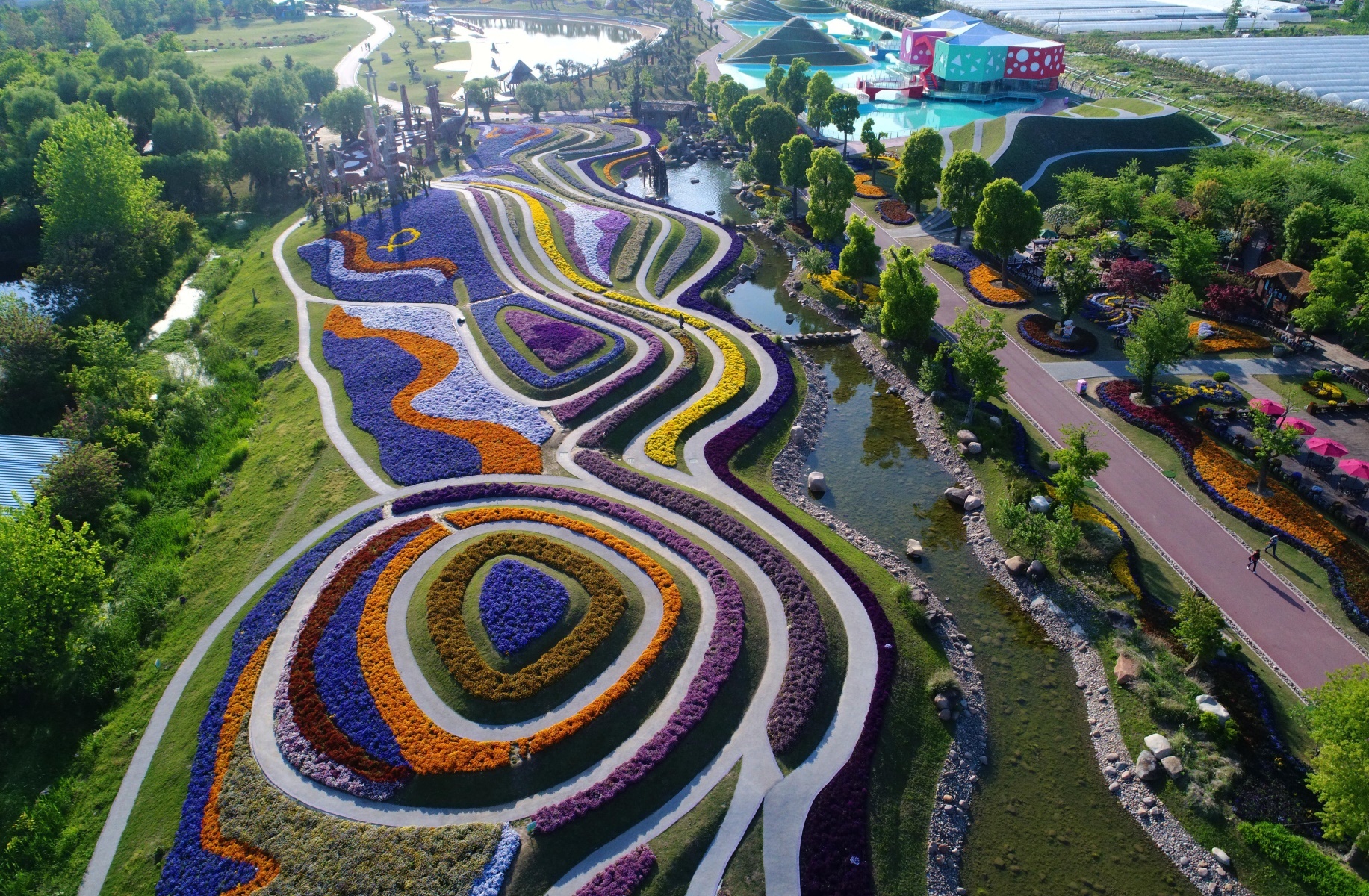 南通绿博园室内,南通绿博园风景