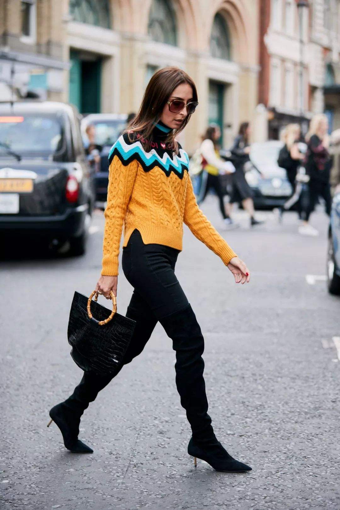 加厚费尔岛提花毛衣开衫女外穿,费尔岛浪漫提花套头毛衣秋冬新款