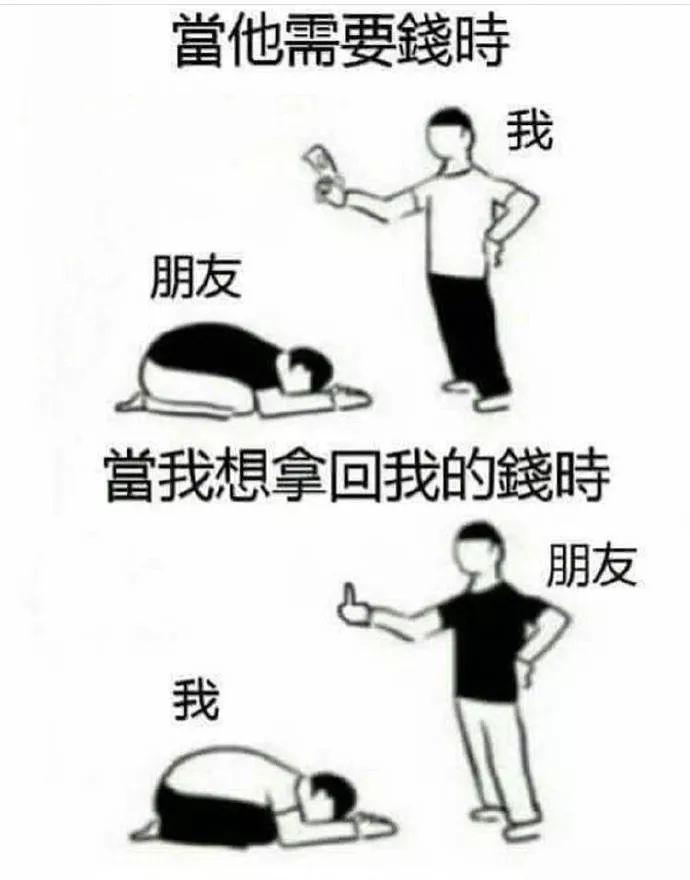 要欠债还钱的表情包,有了钱搞笑表情包