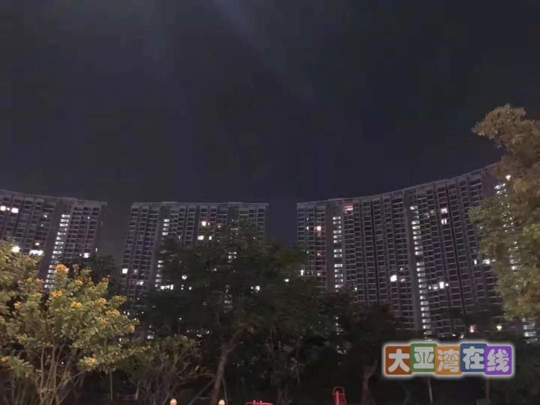 大亚湾西区亮灯率,大亚湾石化区晚上亮灯