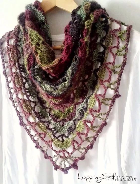 系一条三角围巾最迷人，忽冷忽热都能让你美上天！（附教程）