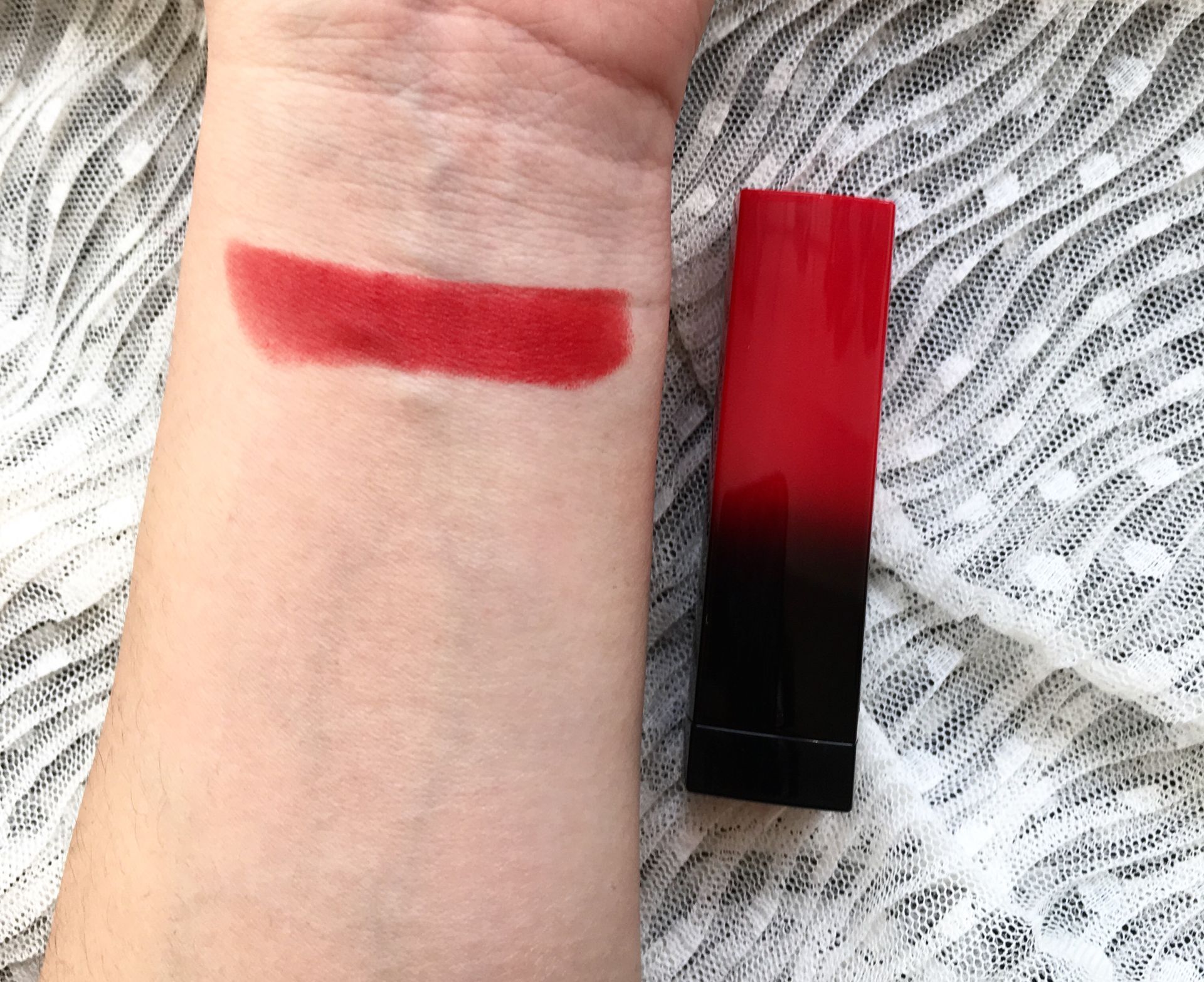 美宝莲百搭暖豆色试色,美宝莲纯色雾感哑光试色