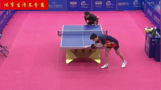 直板反手晃撇技术演示,乒乓正手发球晃撇教程