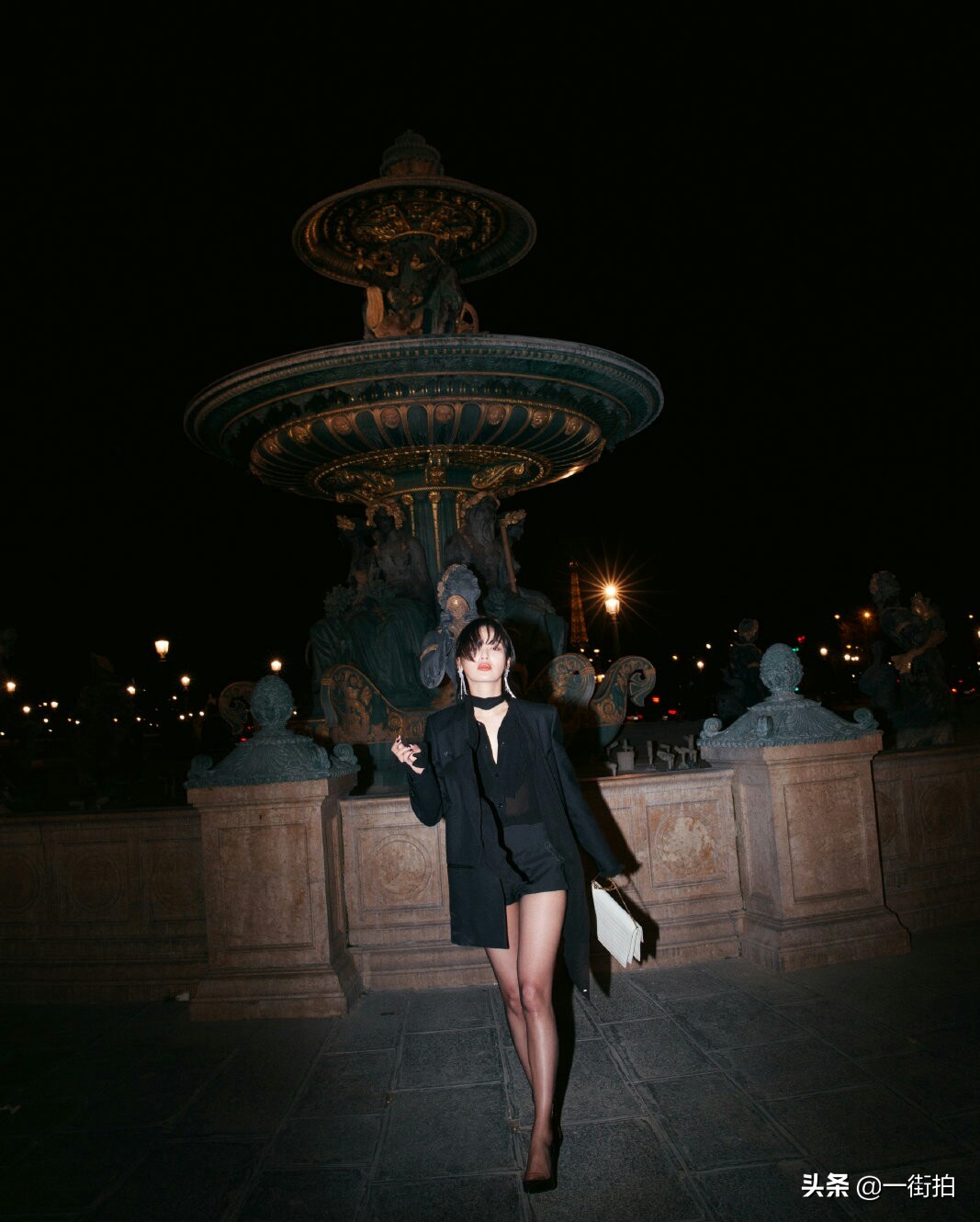 辛芷蕾露背连衣裙同款,女生齐肩短发造型辛芷蕾