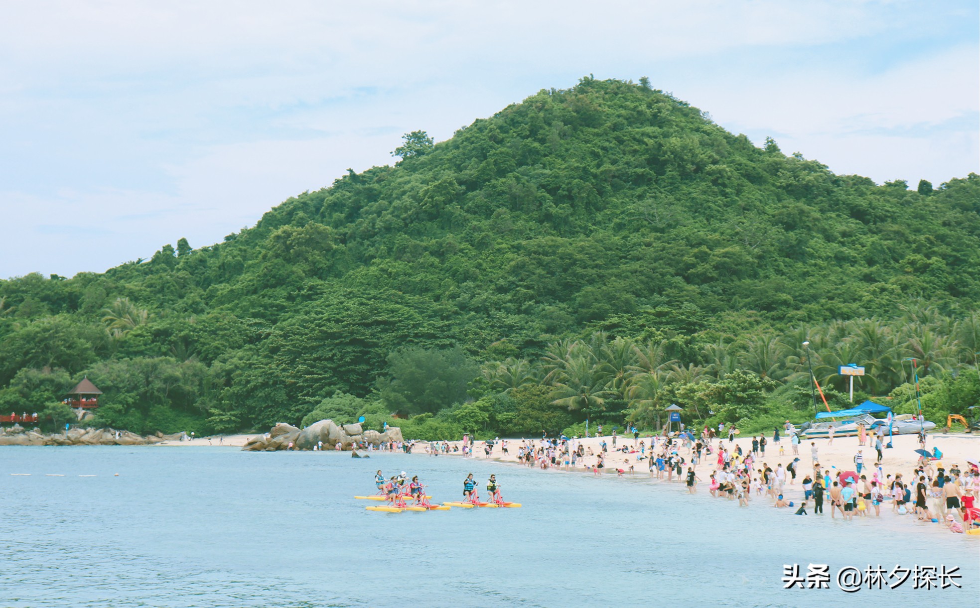 中国第一潜水基地——三亚蜈支洲岛，别名“烧钱岛”