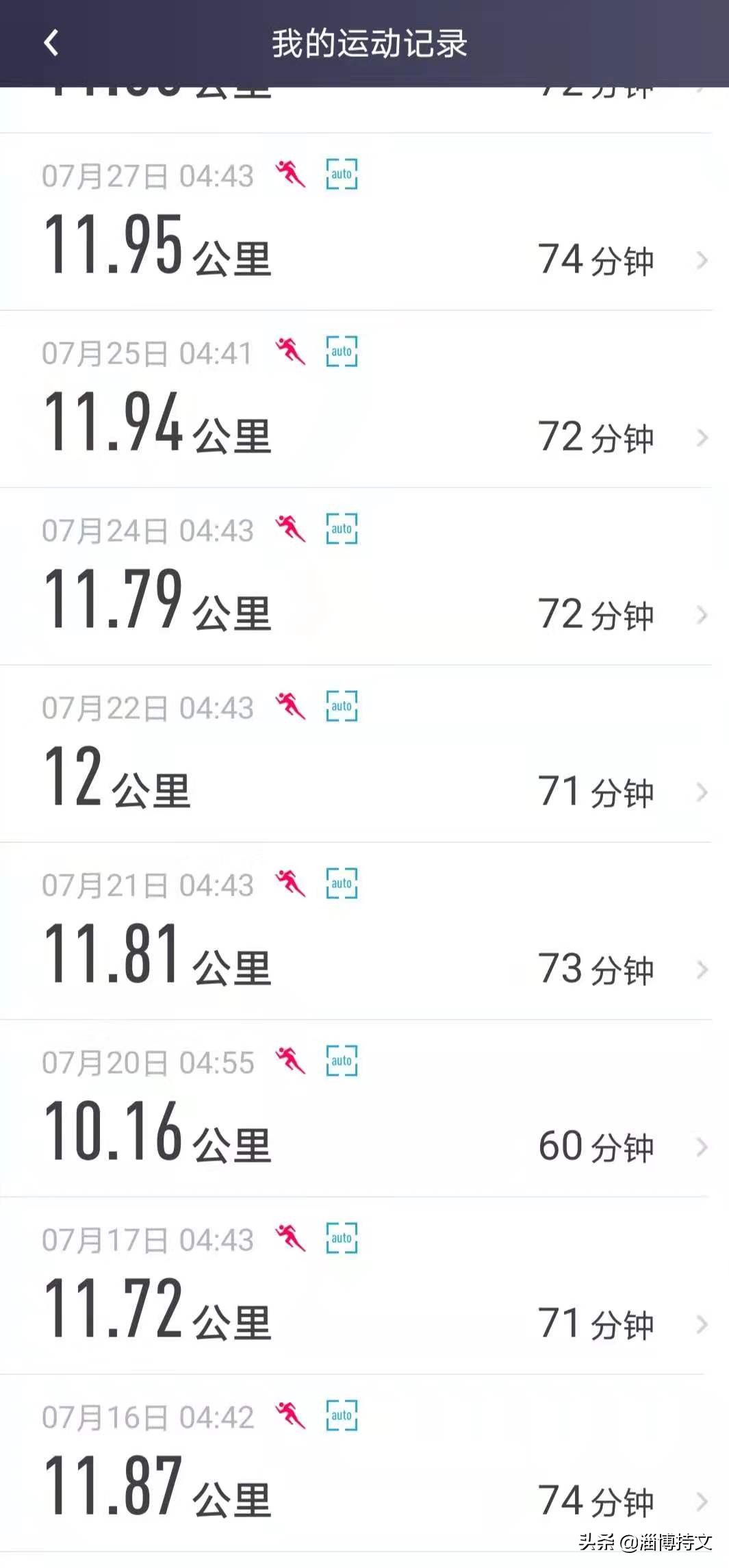 热爱生活从每日跑步开始,跑步让我感受健康和快乐
