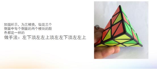 金字塔魔方剩三个块怎么还原 (哪几步可以复原金字塔魔方)