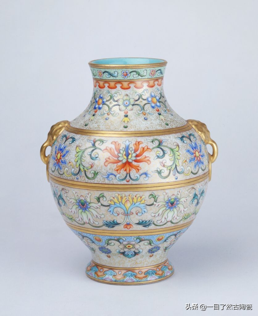 珐琅彩和粉彩釉料,粉彩洋彩珐琅彩的区别