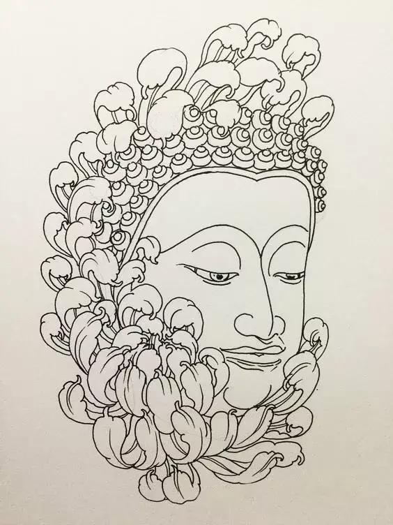 如何画好佛像,各种佛像基础入门画