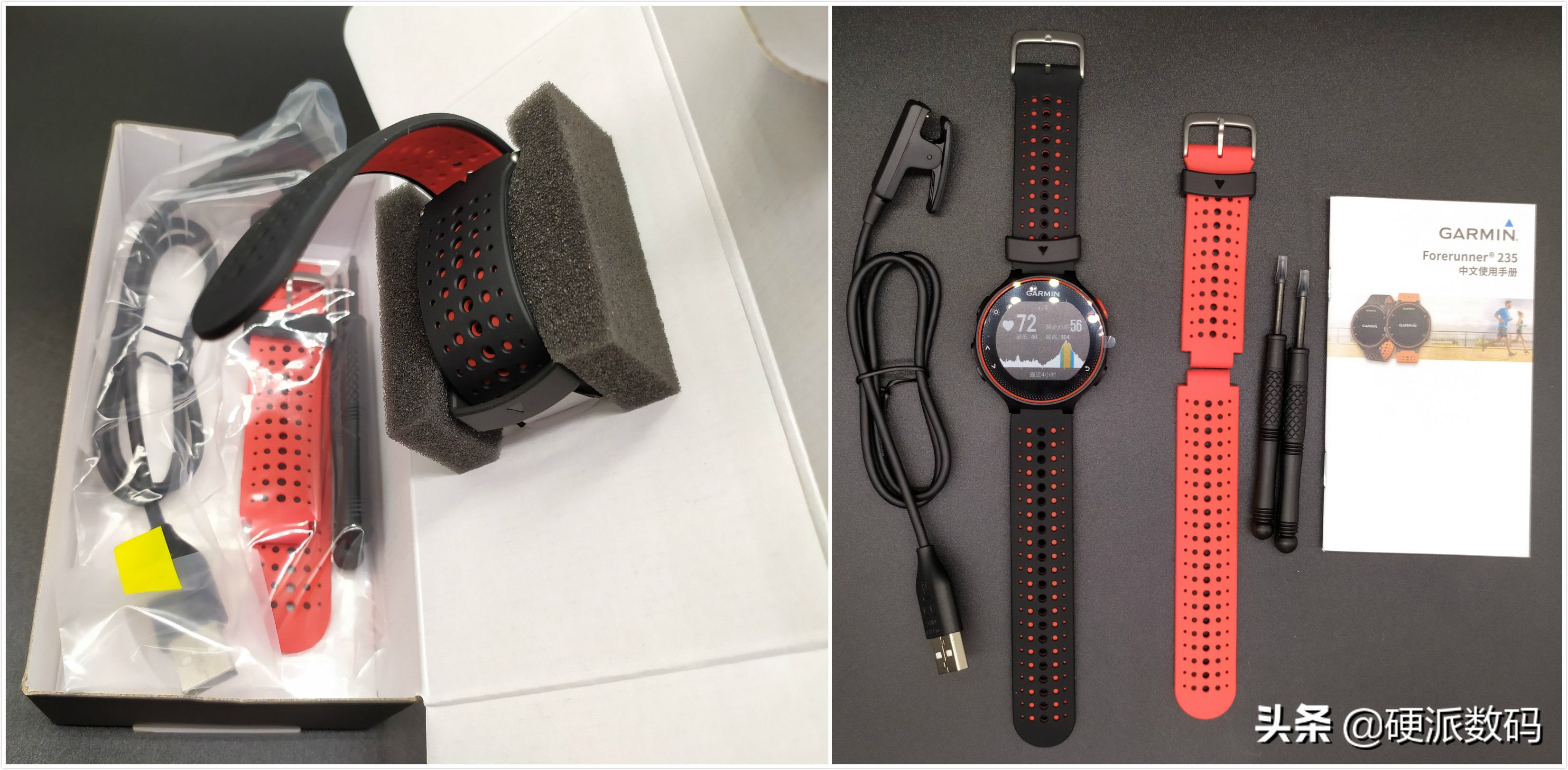 跑友圈最火的手表佳明245开箱,佳明手表245开箱视频