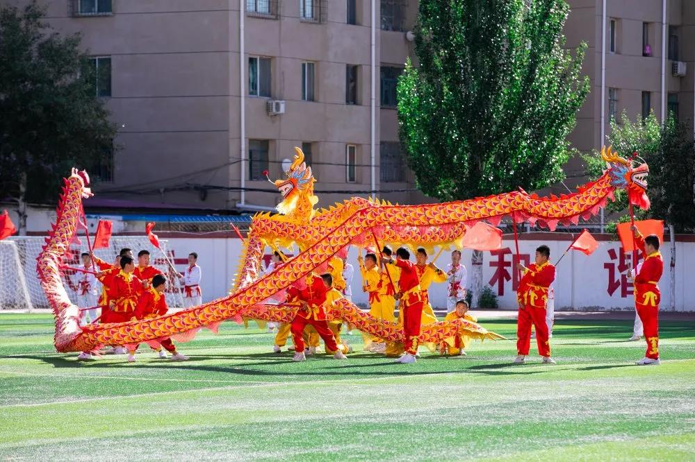包头包钢实验一小运动会开幕式,包钢实验一小全员运动会