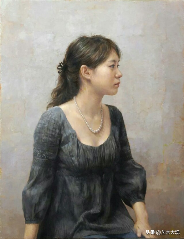木原和敏人物油画,日本画家超写实人物油画欣赏