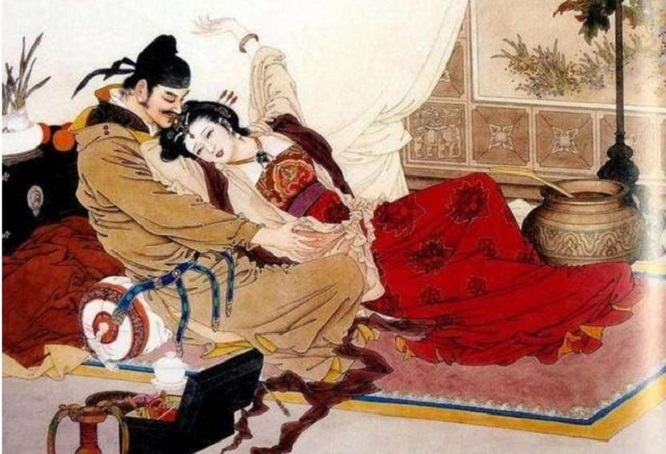 杨玉环初遇唐玄宗回眸一笑百媚生,讲解杨玉环和唐玄宗