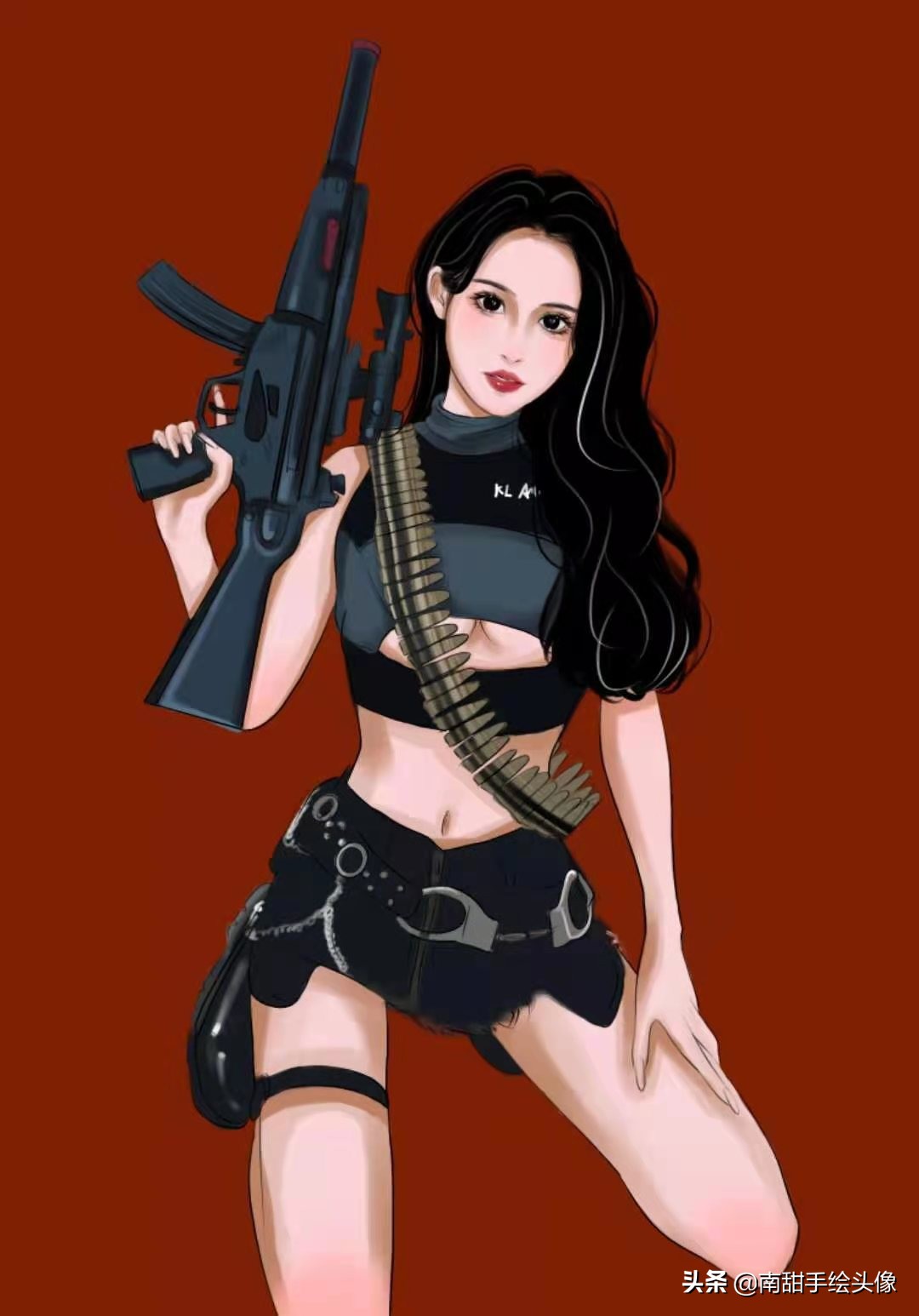 唯美手绘微信头像男女专用,手绘插画头像成熟男士专用