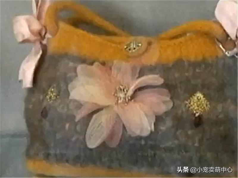 国外女性给自己的猫毛做造型,波斯猫手提包