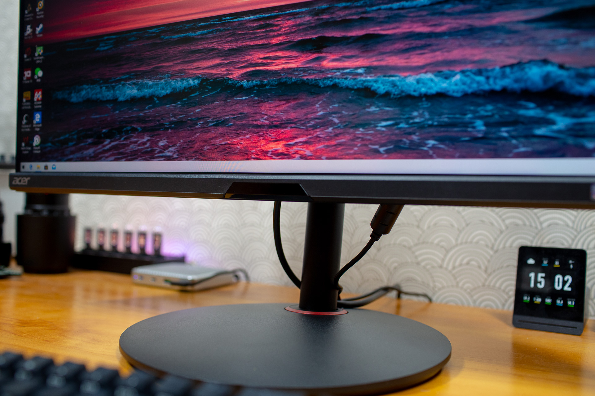 宏碁xv282k显示器接口,宏碁2k曲面显示器评测