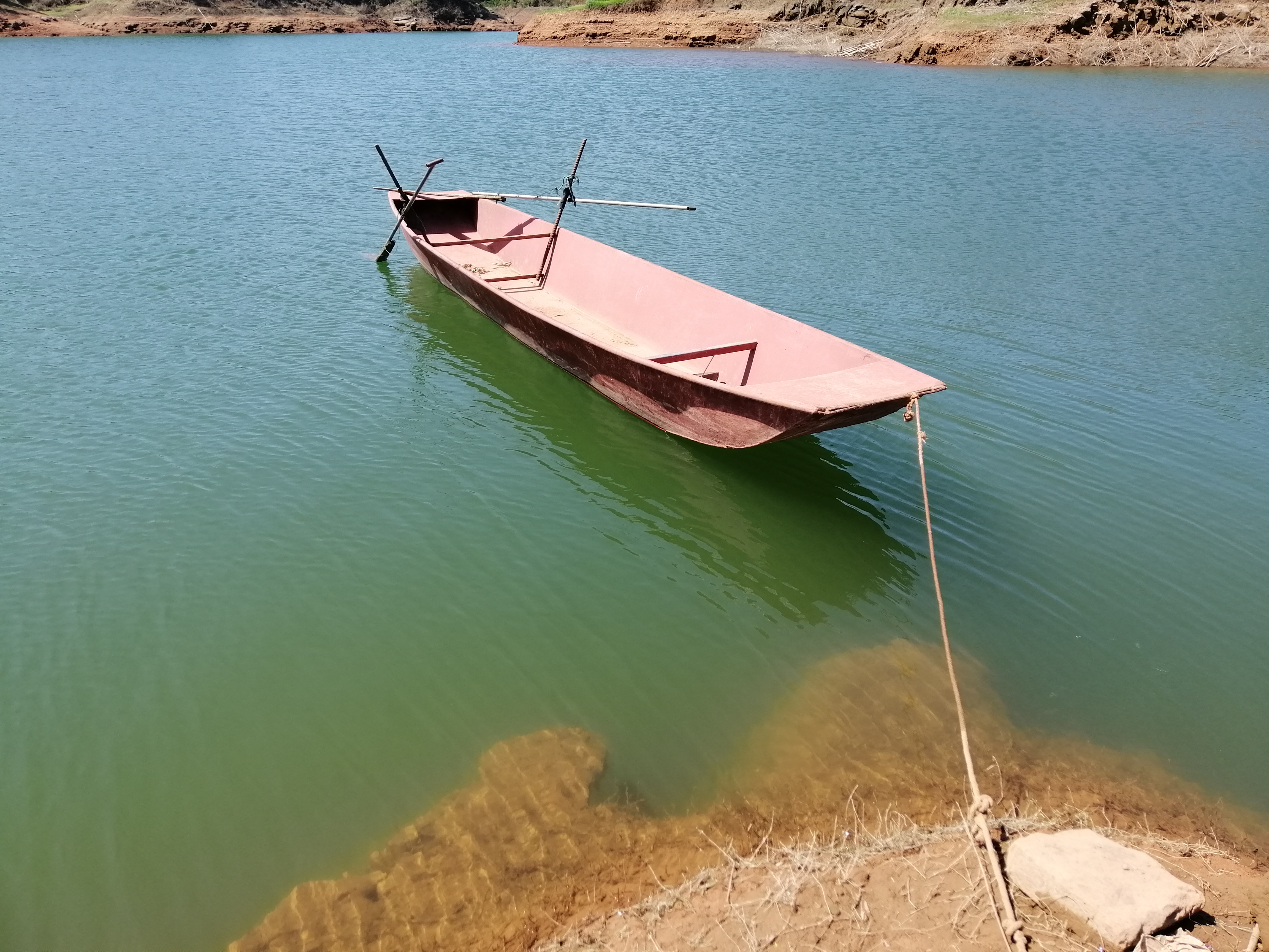 探钓深山水库,总岗山水库钓位