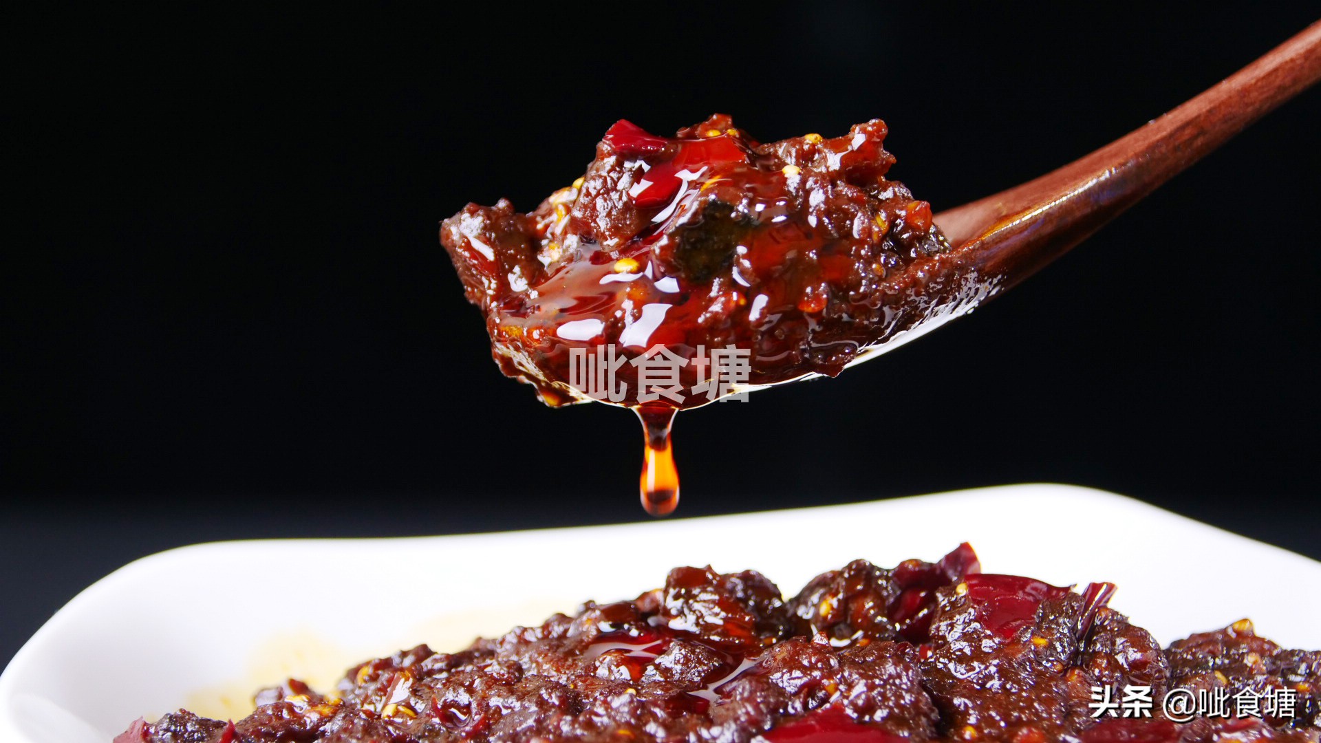 最好吃的香菇牛肉酱健康不油腻,自己做牛肉酱香菇