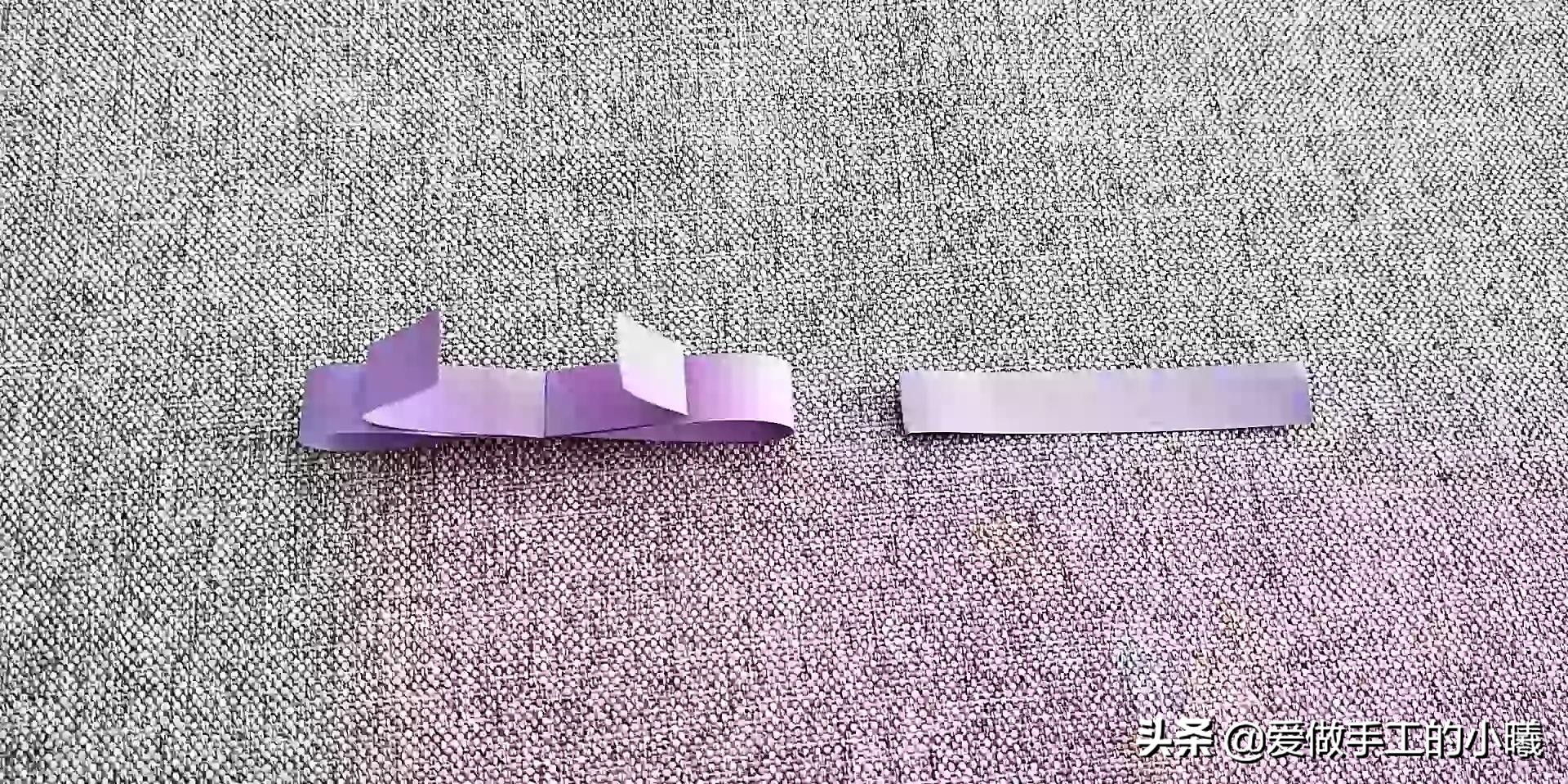 蝴蝶结折纸怎样贴在贺卡上好看,折纸简单又漂亮的蝴蝶结收纳盒