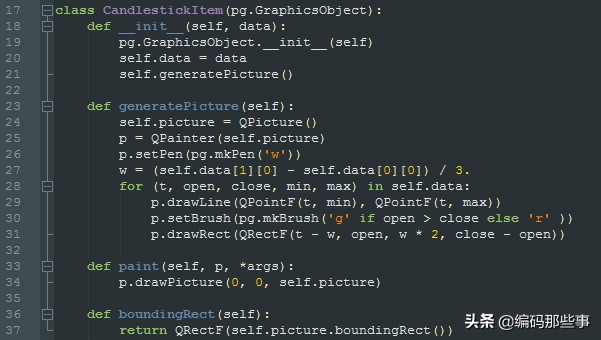 python股票交易画线,python股票折线图