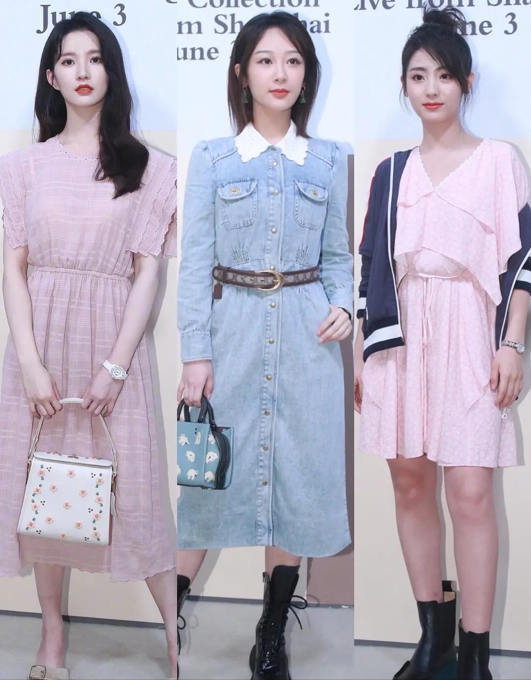 coach大秀杨紫和小男孩合影,coach新款杨紫