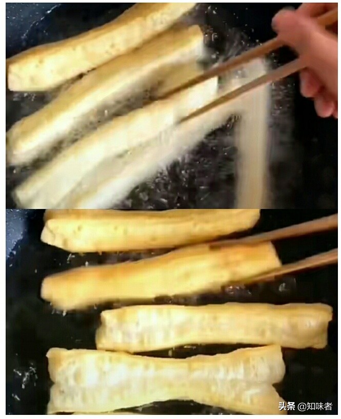 炸油条不用小苏打不用脆皮油条粉,小苏打发面做油条炸油条加糖
