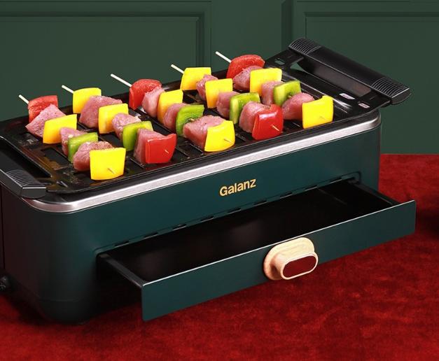 为青春再添“火”力网红家电格兰仕QFH09多功能煎烤炉