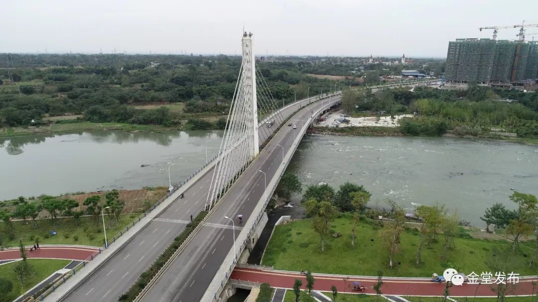 哇！比成都一环路还长6公里！金堂县城外环线全线通车
