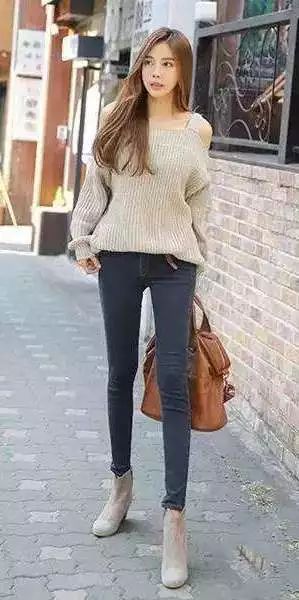 穿搭｜一字肩毛衣－春日里的小心机