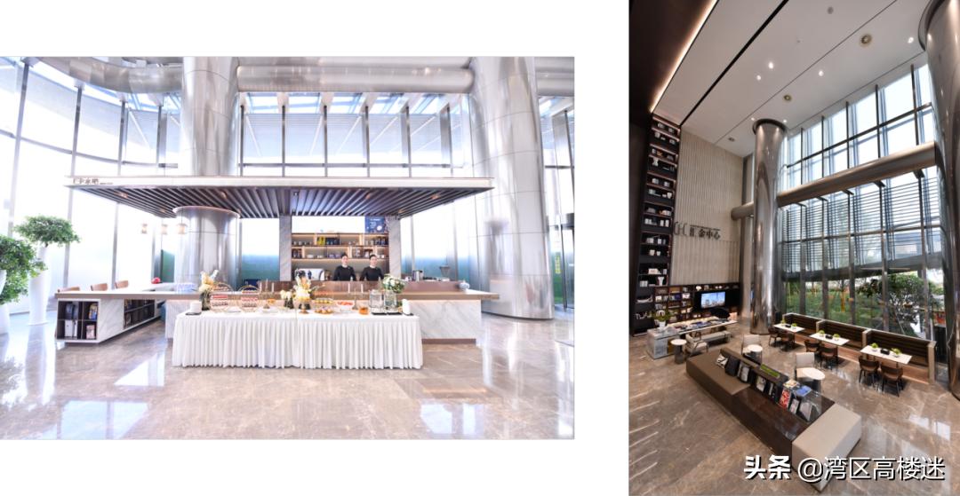 航拍广州国际金融城350米高楼,广州城市中心地标建筑