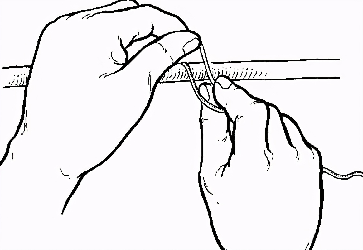 各位看官，右手打结手法还记得吗？