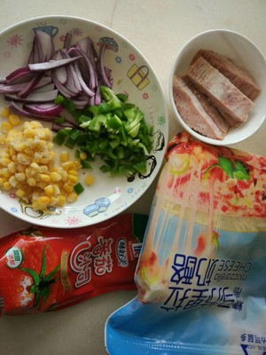 奶酪培根泡菜披萨,宝宝披萨菜谱大全