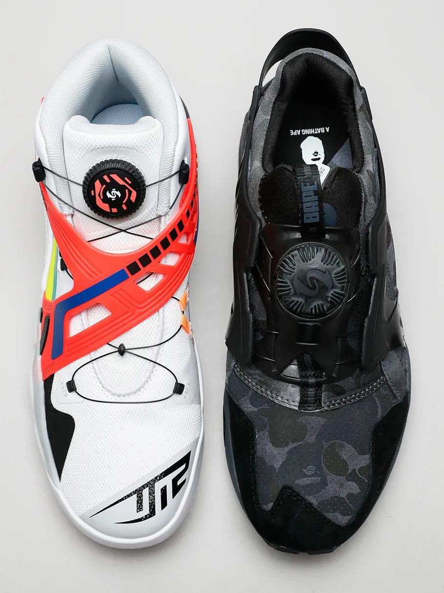 快传开箱篮球鞋,puma篮球鞋clyderider