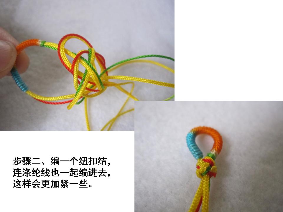 南红配青金石平安扣项链,编绳教程挂件平安扣