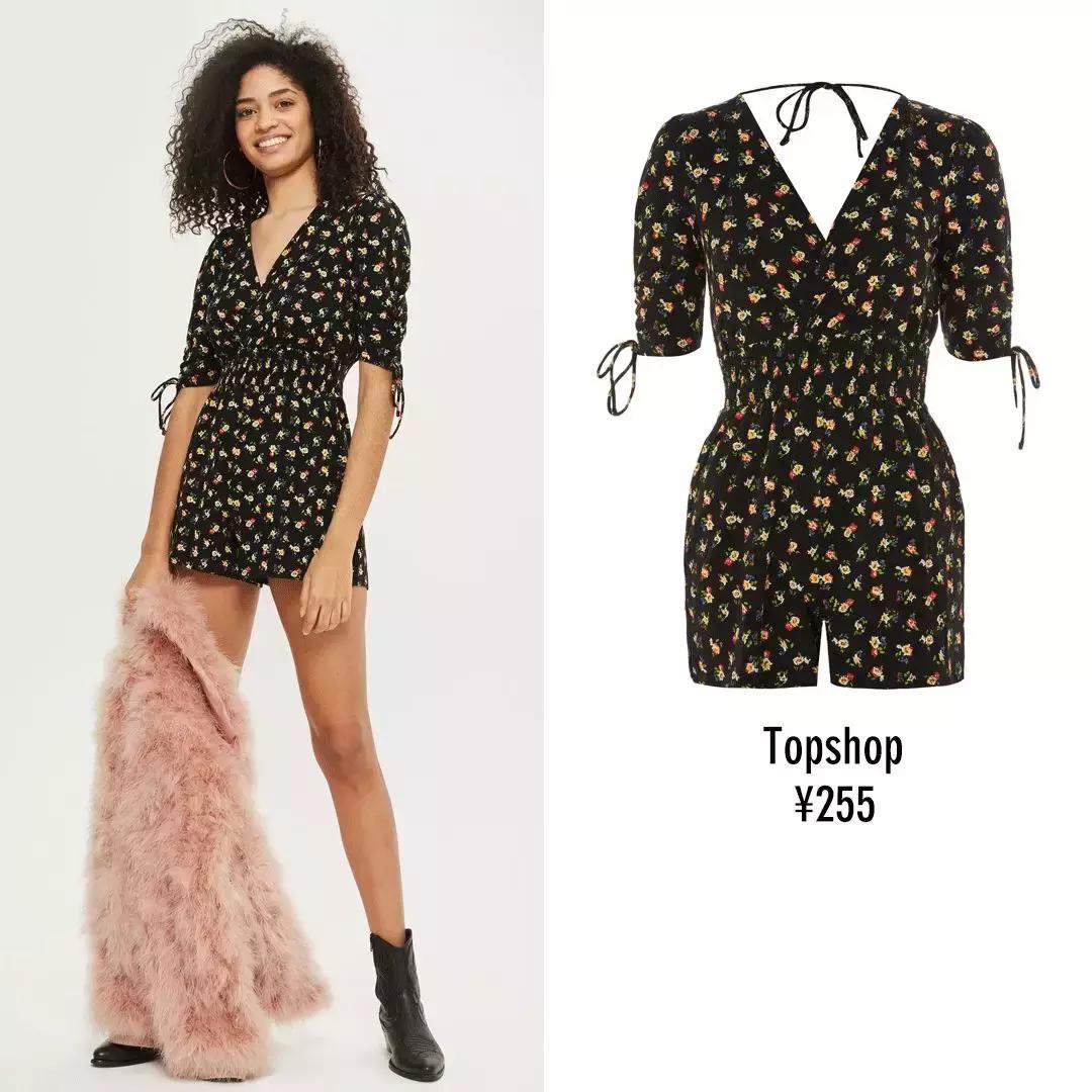 春季碎花裙推荐,玖姿春季碎花裙