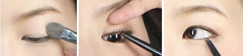 单眼皮是画内眼线还是外眼线好,单眼皮黑色眼线液体笔怎么画眼线