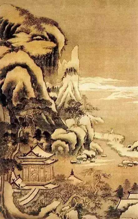 小央美水墨画作品欣赏,40幅养眼浅绛山水画