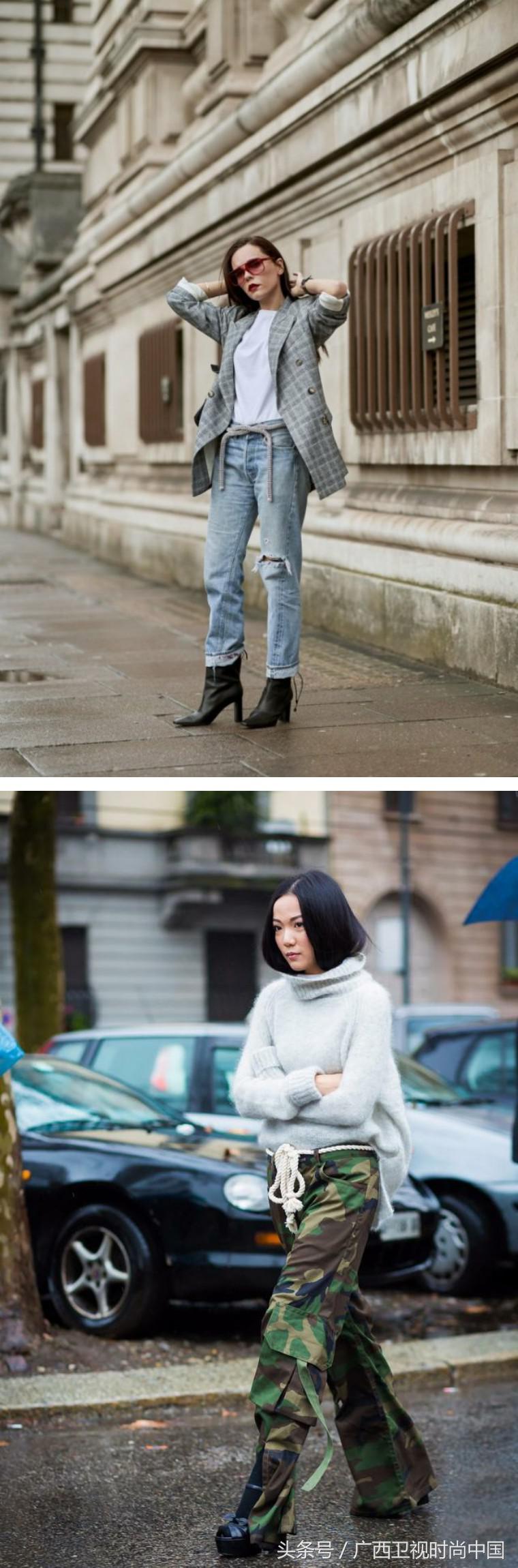 宽布腰带怎么系慵懒风,春秋季裤子慵懒风腰带怎么系