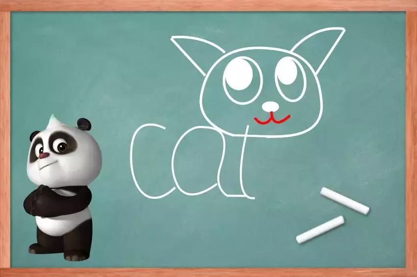 把英语单词画成一幅画,英文单词画简笔画