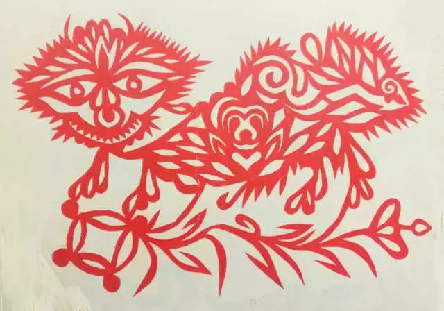剪纸民间手艺,24幅民间吉祥剪纸图