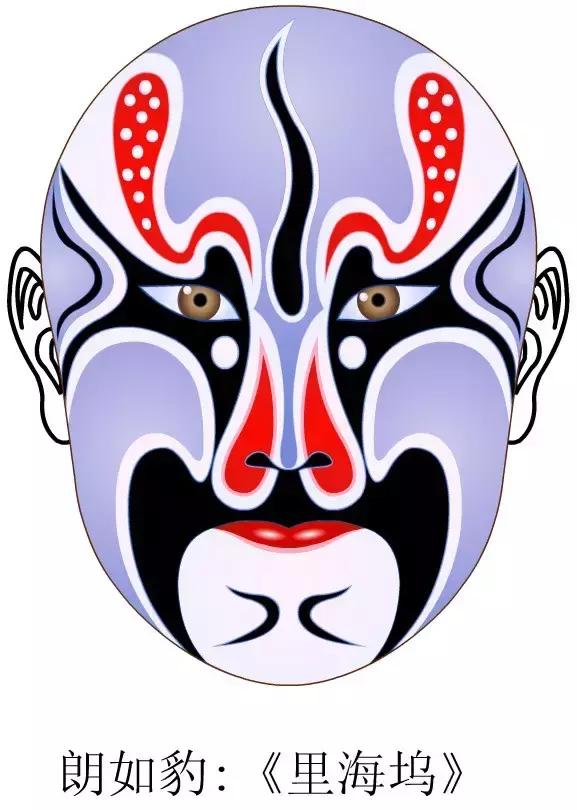 中国京剧脸谱高清典藏,京剧白色脸谱代表人物