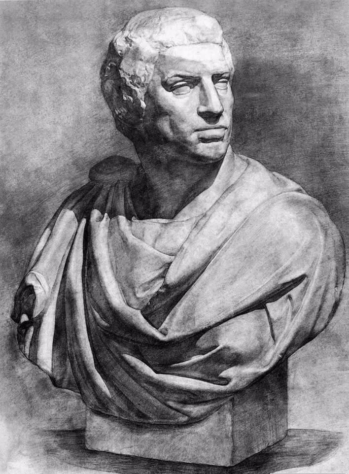 十大顶级素描雕塑,雕塑大师的素描